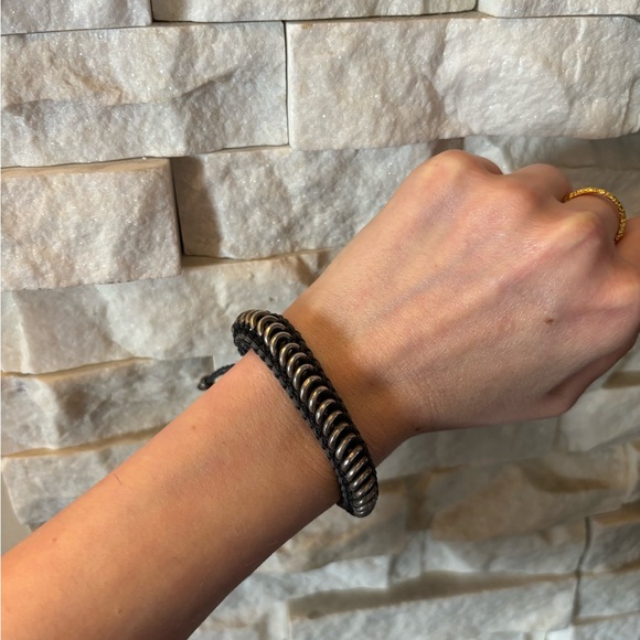 Links of London Friendship Bracelet black/silver - Picture 3 of 3